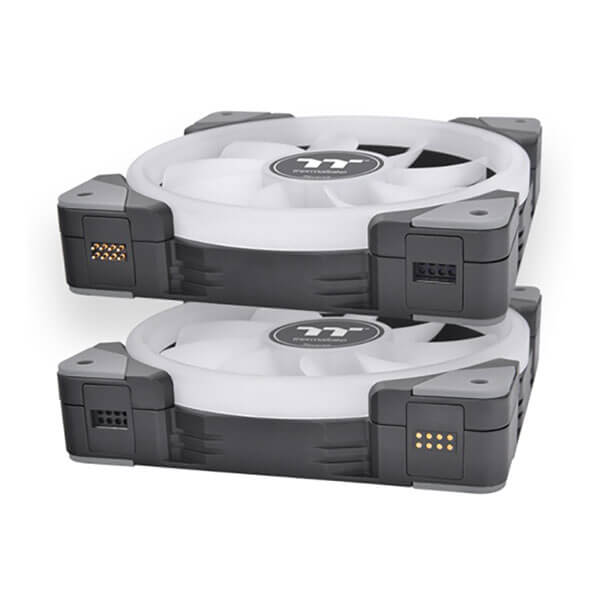 Thermaltake Swafan EX14 Black RGB - 140mm Cabinet Fan with Controller (Triple Pack)
